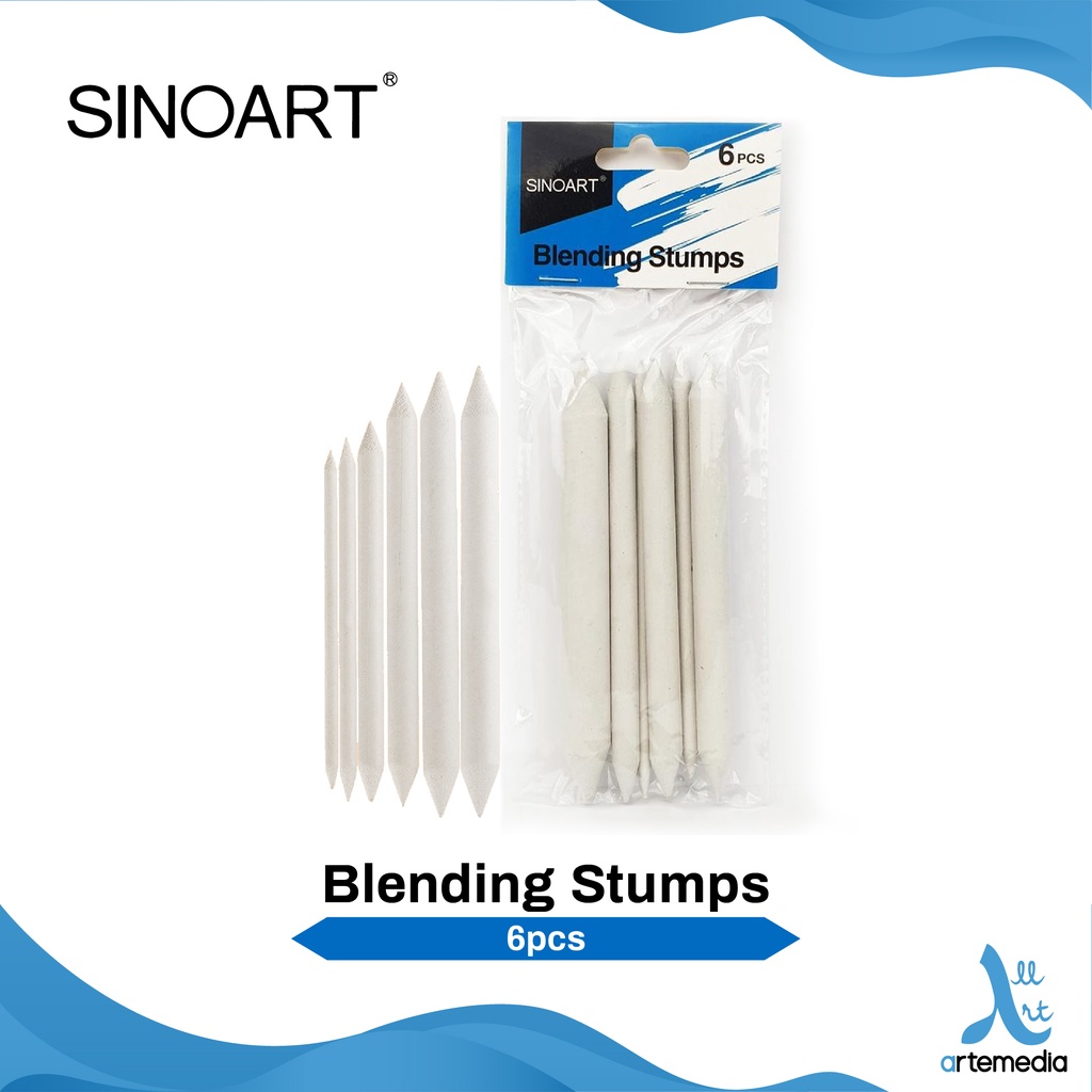 Sinoart Blending Stump Set Of 6 Pcs
