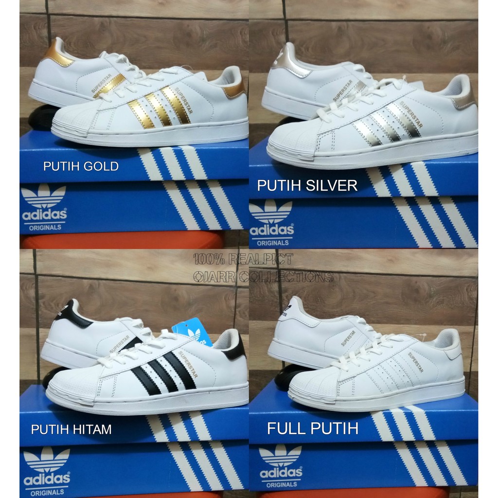 Sepatu adidas shop superstar silver