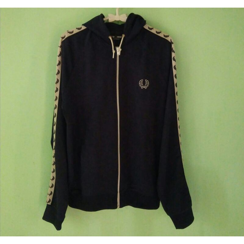 Zip hoodie best sale fred perry taped