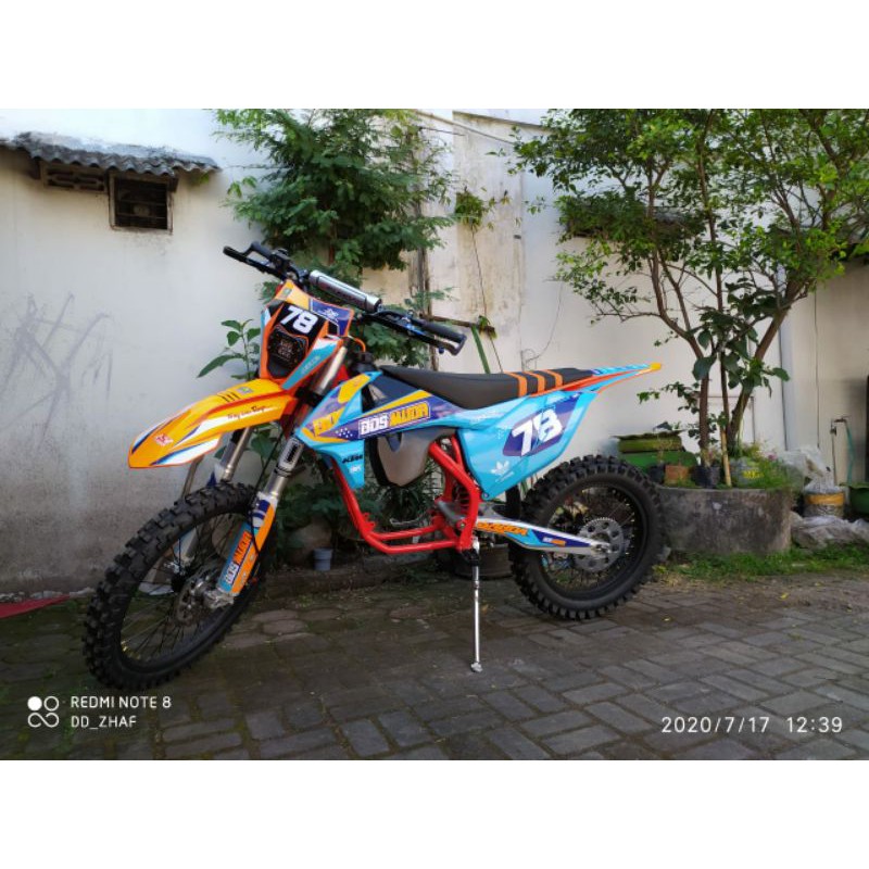 Jual RANGKA KTM 250 PNP MESIN NINJA TRABAS ADVENTURE SUPERMOTO