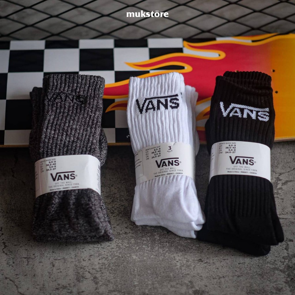 Kaos kaki clearance vans original