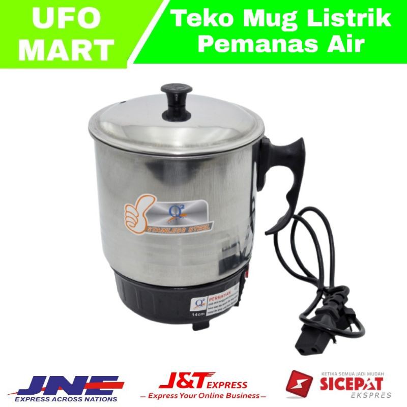Jual Teko Listrik Pemanas Air Low Watt 1 liter Teko Listrik Watt Kecil Mug  Elektrik Stainless | Shopee Indonesia