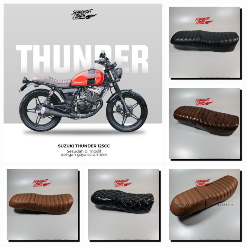 Suzuki thunder cheap 125 modif scrambler