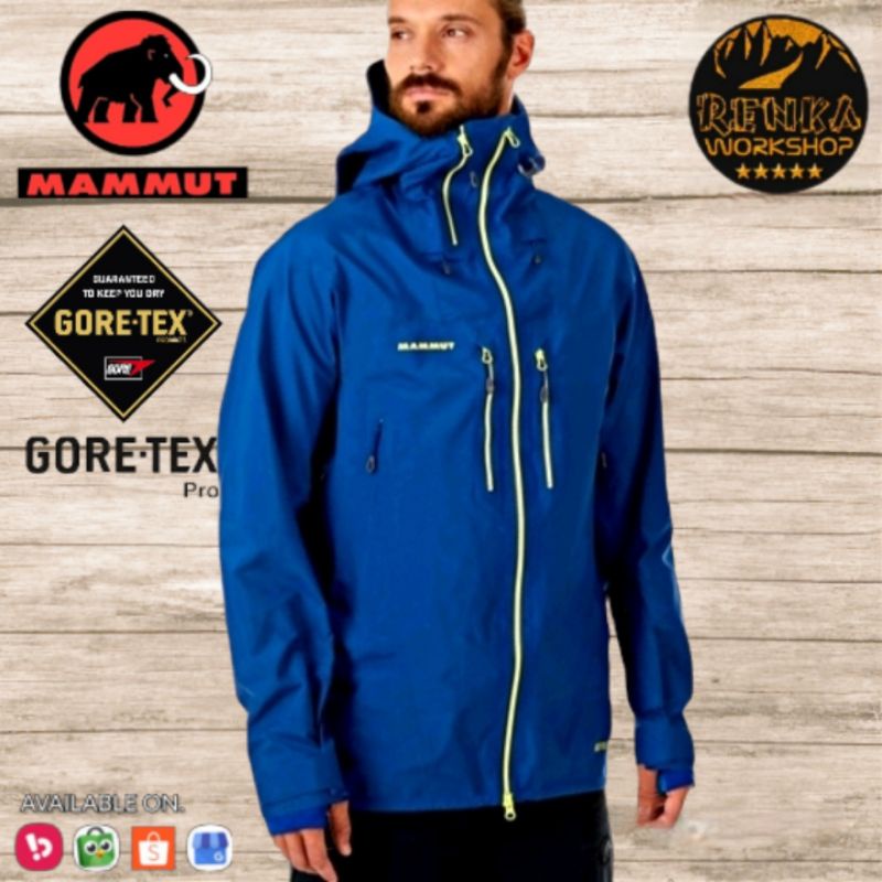 Jual Mammut Alvier HS Hooded Goretex PRO Jacket Shopee Indonesia