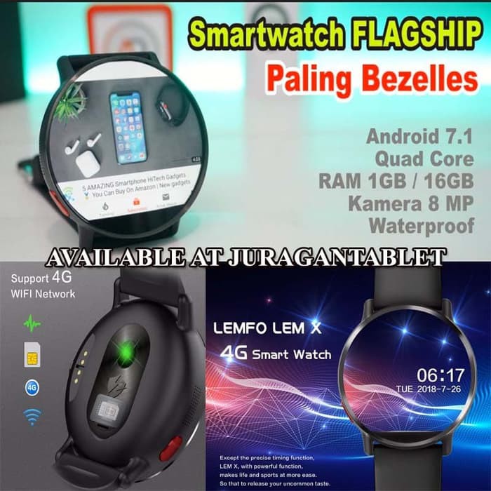 Lemfo lem x 2.03 inch 8.0 mp camera 4g hot sale watch phone android 7.1 wifi fitness tracker smart watch