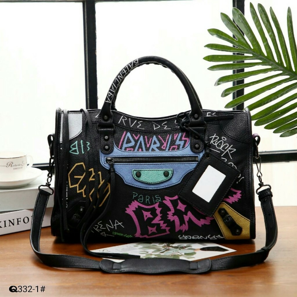 Tas balenciaga graffiti outlet original