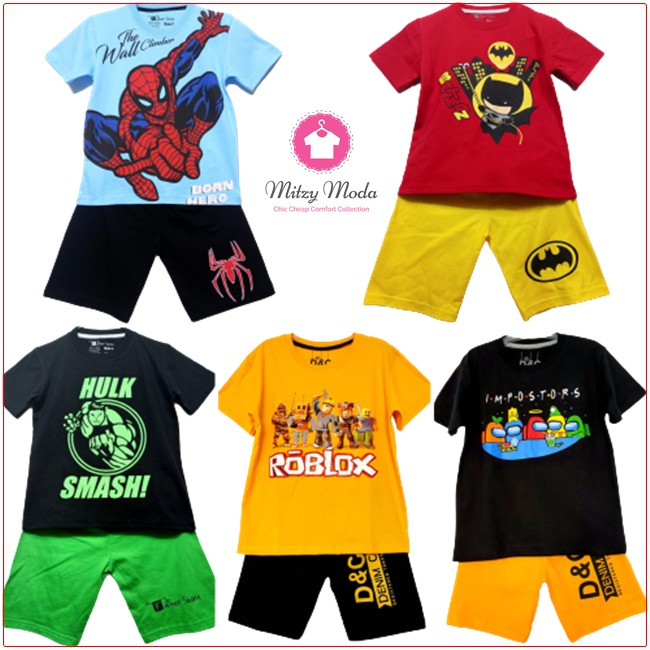 SETELAN BAJU ROBLOX UMUR 2-12 THN