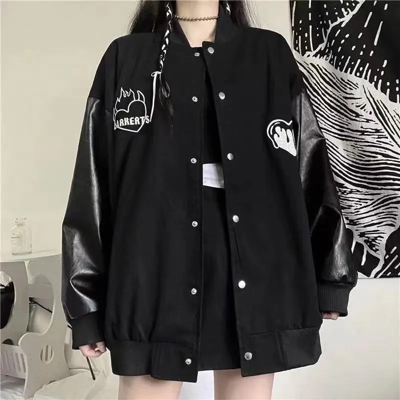 oversized cut off jacket / black — ZED