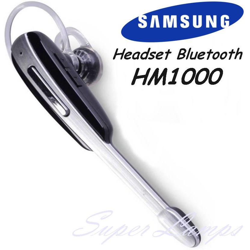 Jual Samsung Headset Bluetooth HM 1000 Silver Wireless Earphones