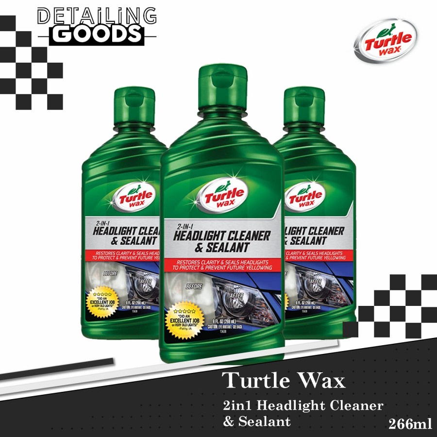 Turtle Wax Headlight Cleaner & Sealant - 266mL