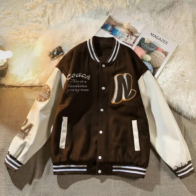 Jaket top varsity baseball