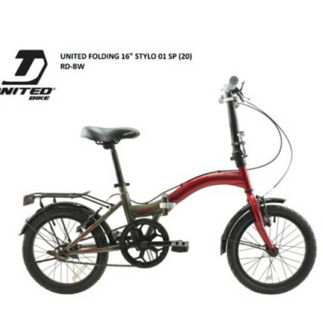 United folding bike stylo 16 deals inch