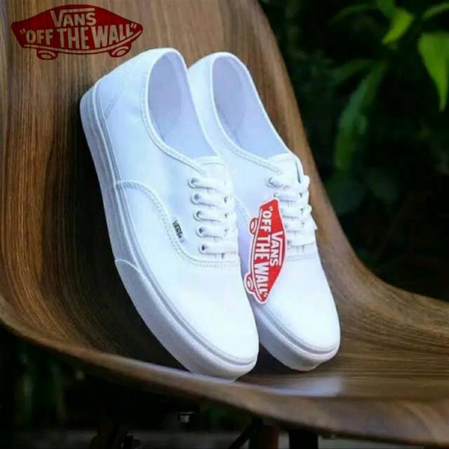 Jual SEPATU VANS AUTENTIC SEPATU VANS PUTIH POLOS SEPATU PUTIH