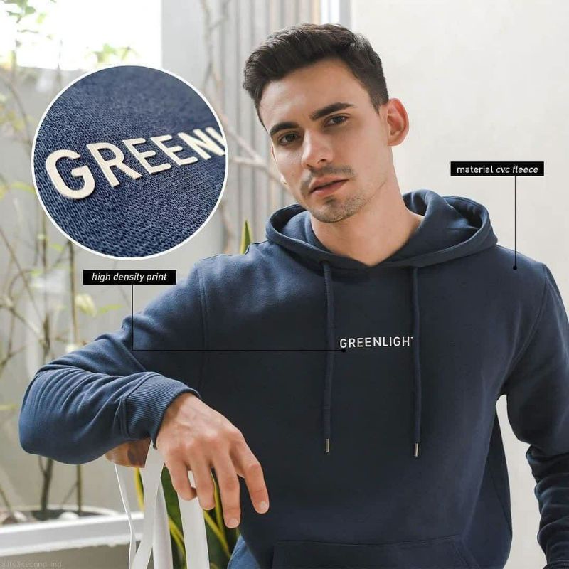 Green hotsell light hoodie