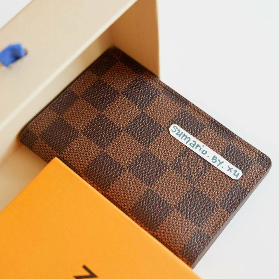 Jual CARD WALLET KULIT LV ASLI DOMPET KARTU LOUIS HOLDER VUITTON