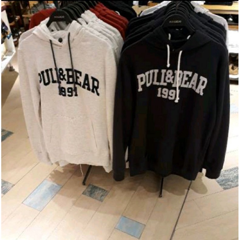 Hoodie pull hot sale and bear shopee