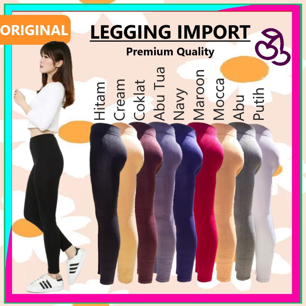 Jual Legging Wanita / Legging Import / Legging Polos / Celana