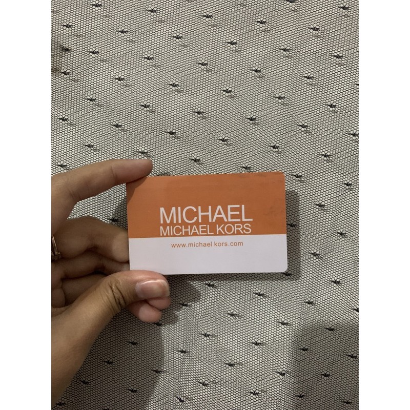 Michael kors hot sale authenticity card