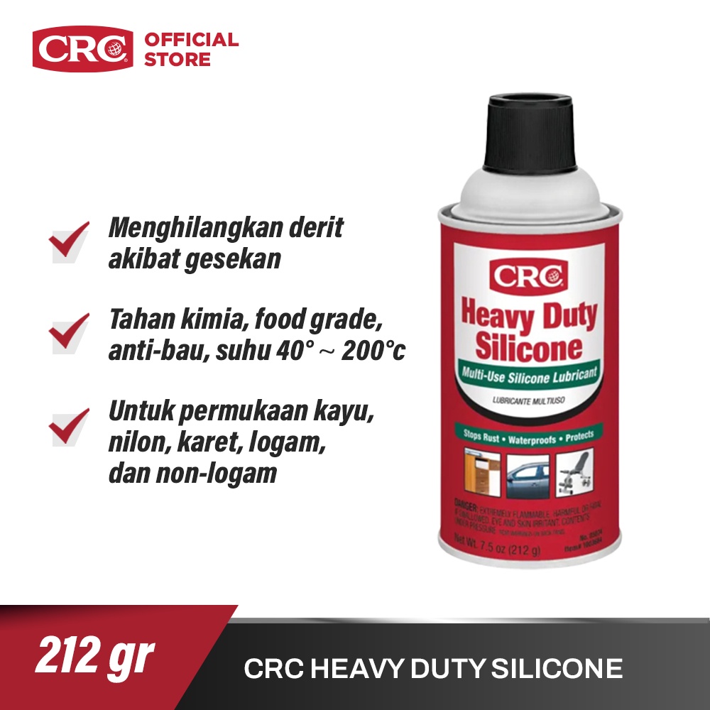 CRC Silicone Spray, Multi-Use Lubricant (05074)