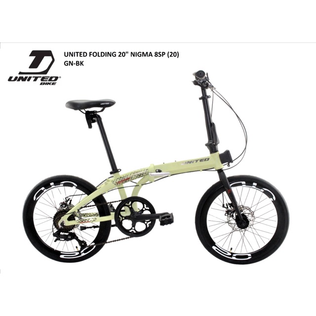 Jual Sepeda lipat FOLDING BIKE UNITED NIGMA 8speed Shopee Indonesia