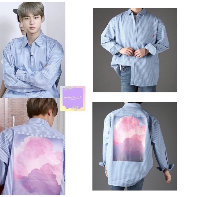 (READY STOCK) OFFICIAL Elhomme Cloud Shirt worn by BTS Jin