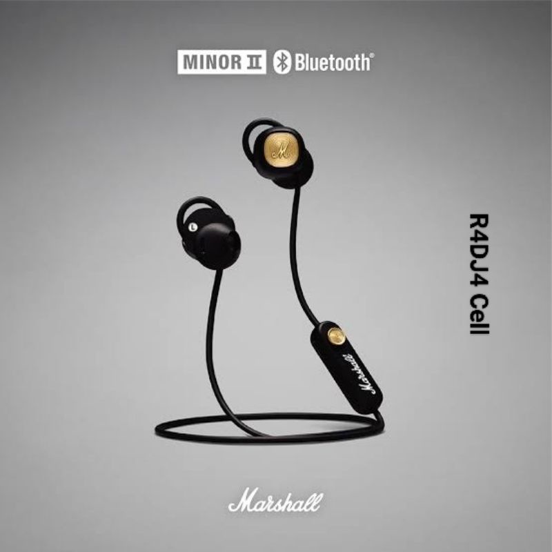 Jual Marshall Minor II Bluetooth Headphones Earphones Shopee