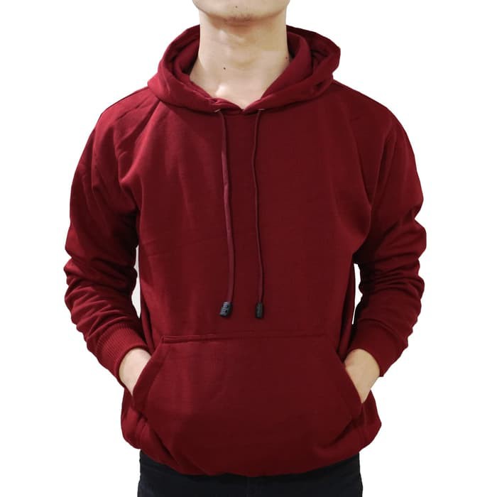 Jaket hoodie sale maroon