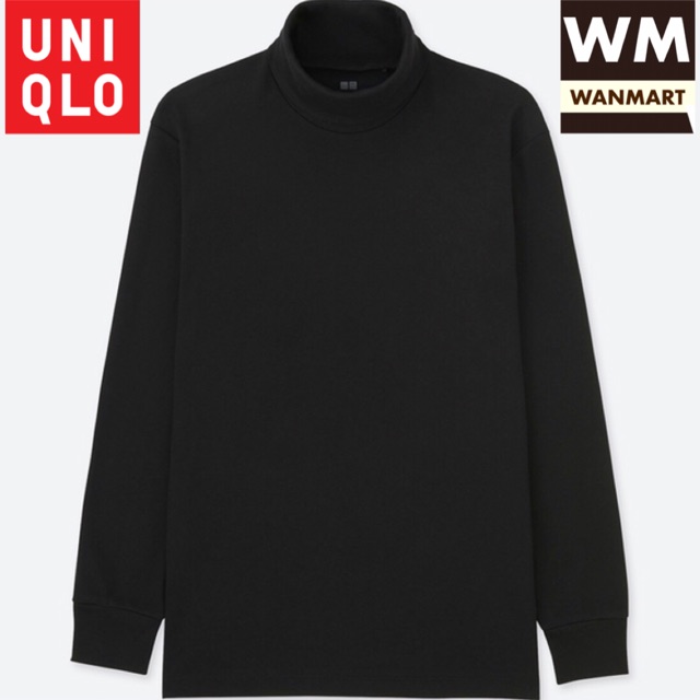 Jual UNIQLO Men T Shirt Kaos Pria Soft Touch Turtle Neck Lengan