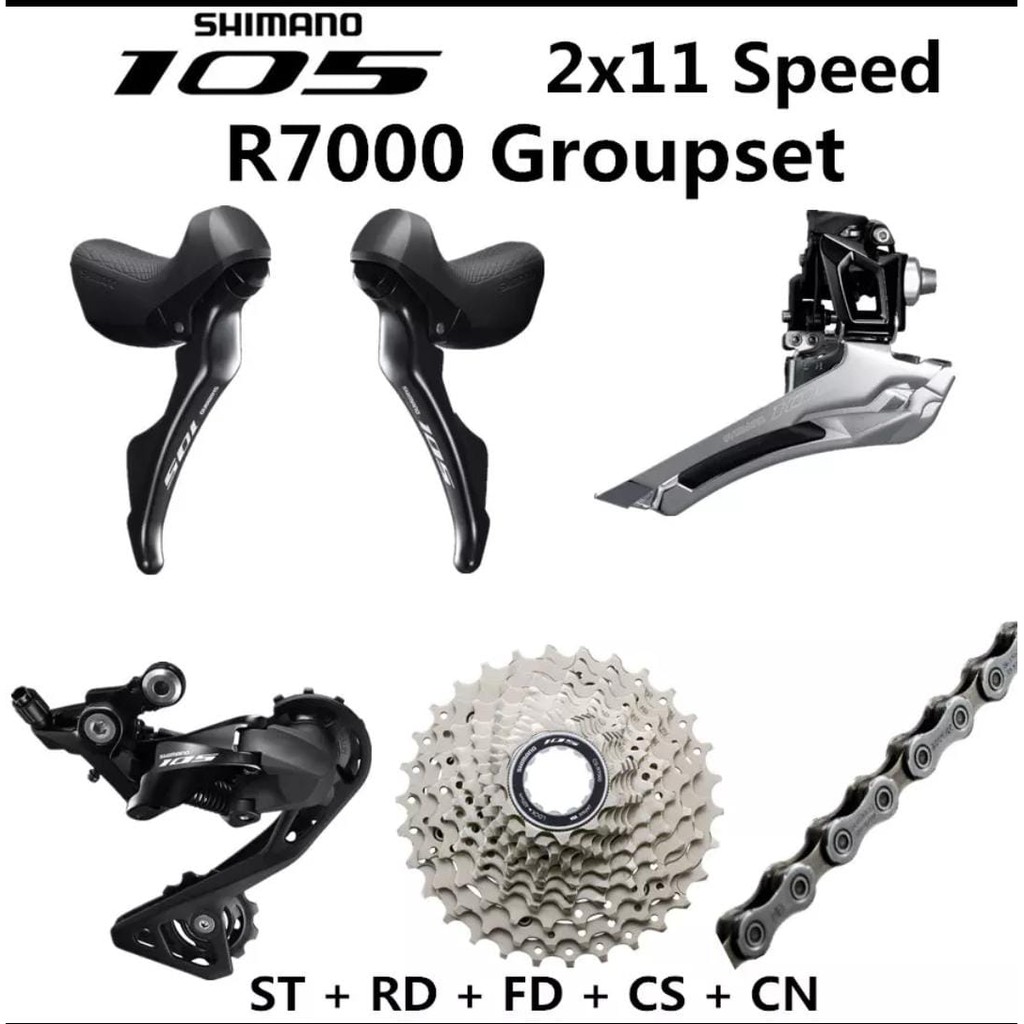 Jual best sale groupset 105