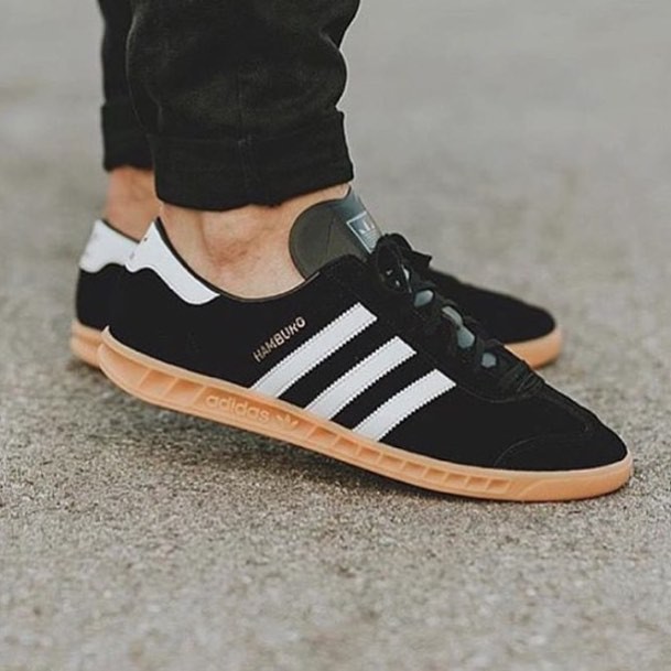 Adidas hamburg hot sale black gum