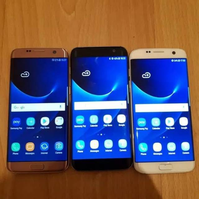 samsung s7 edge docomo 32GB bekas original shadow tipis