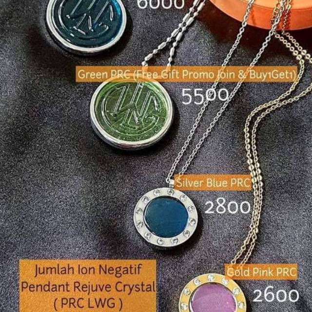 Blue pendant rejuve deals crystal