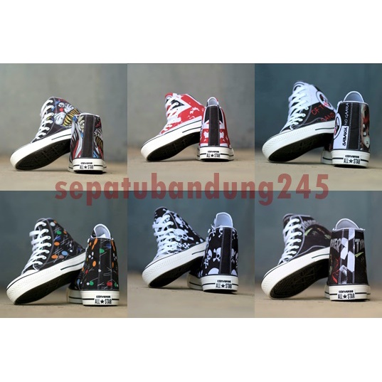 Jual Sepatu Converse KASUAL PRIA Allstar Semua Motif 70s High