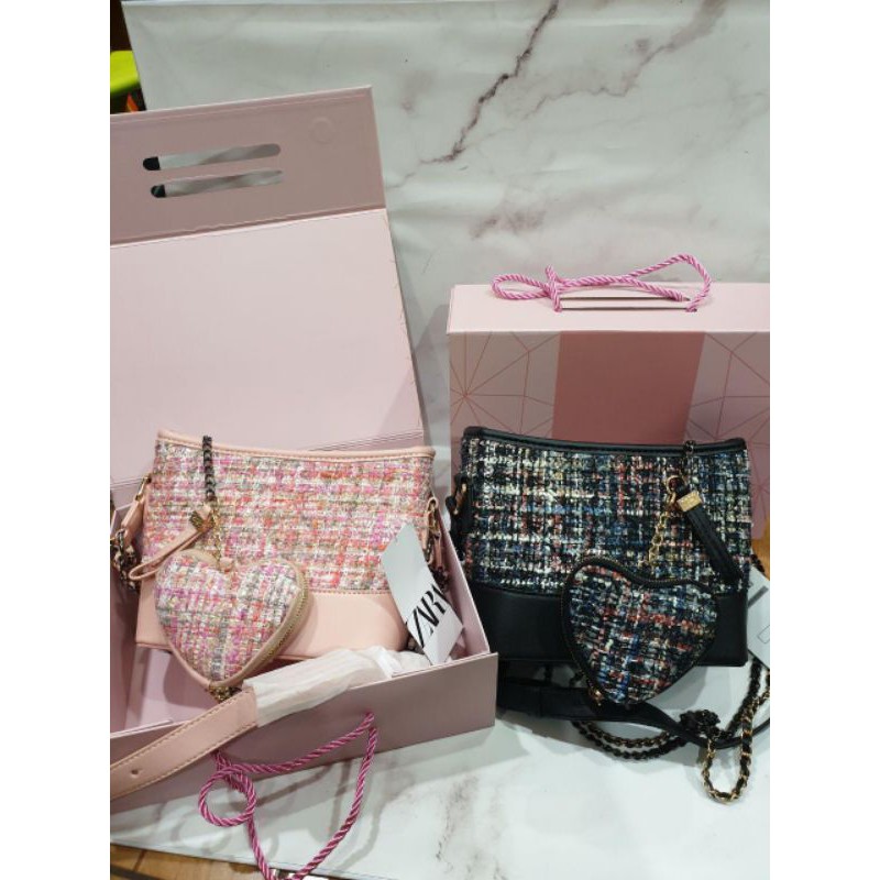 ZARA GABRIELLE LOVE GIFTSET ZARA BAG TAS ZARA