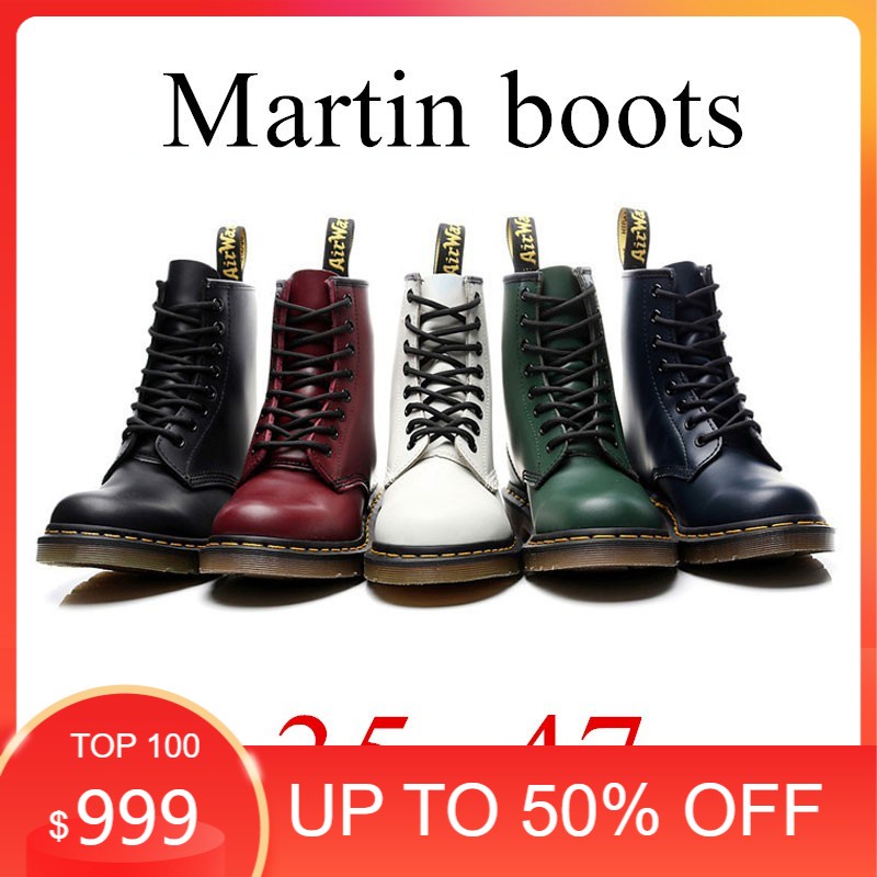 Jual DR.MARTENS New England Martin Shoes DR leather couple shoes