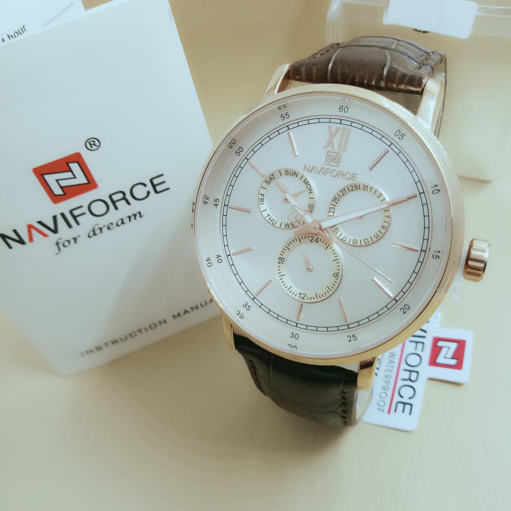 Jual Naviforce 3002 Jam Tangan Kasual Pria Original Tahan Air