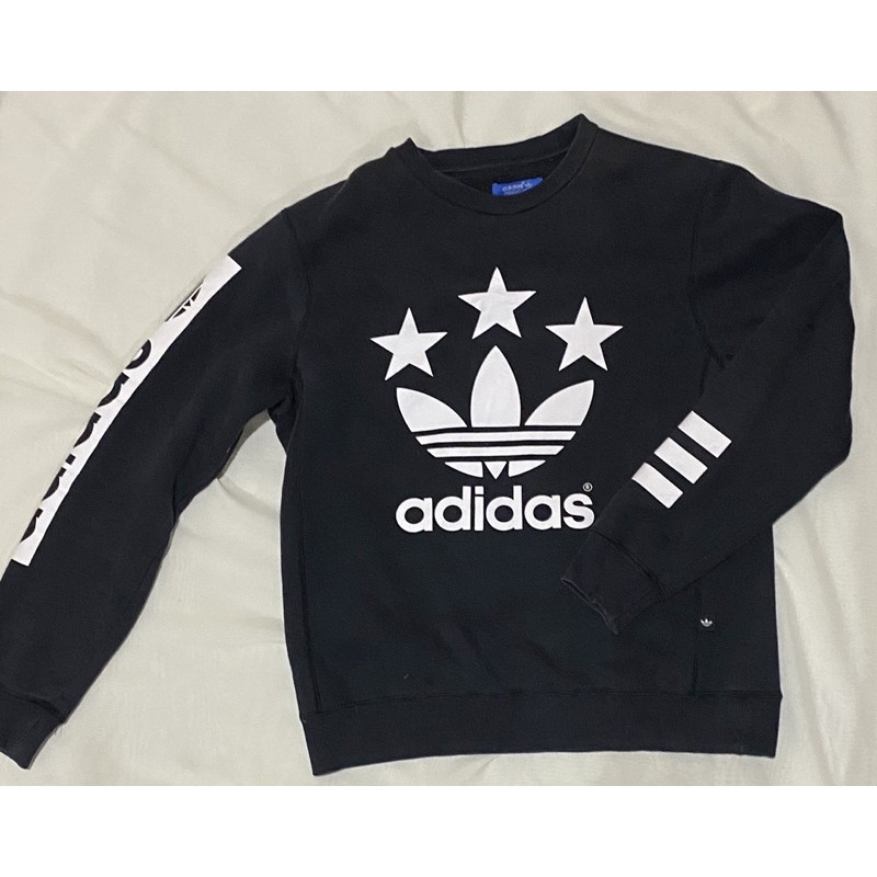 Adidas street cheap logo crew sweatshirt