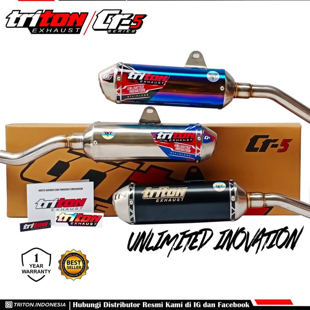Produk TRITON EXHAUST ORIGINAL Shopee Indonesia