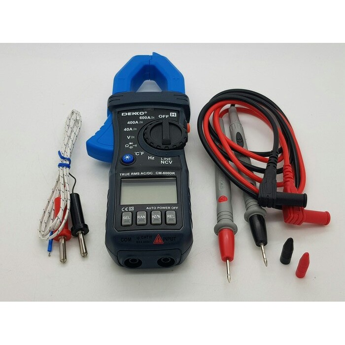 Jual DEKKO CM-600DR / DEKKO CM600DR DIGITAL TANG AMPERE 600 AMPERE AC DC | Shopee Indonesia