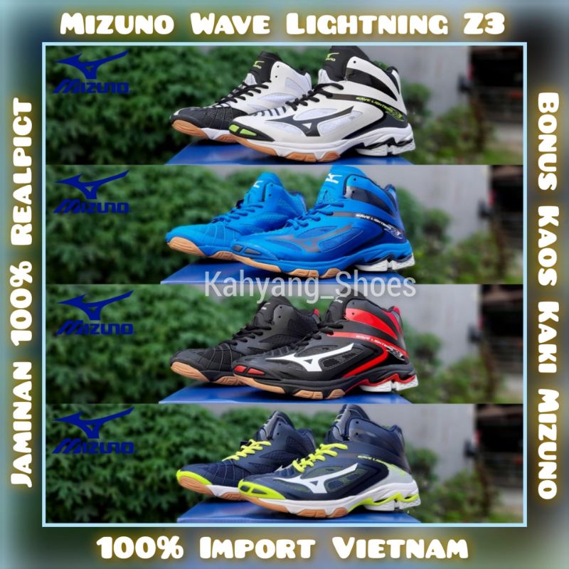 Harga sepatu mizuno top wave lightning z3
