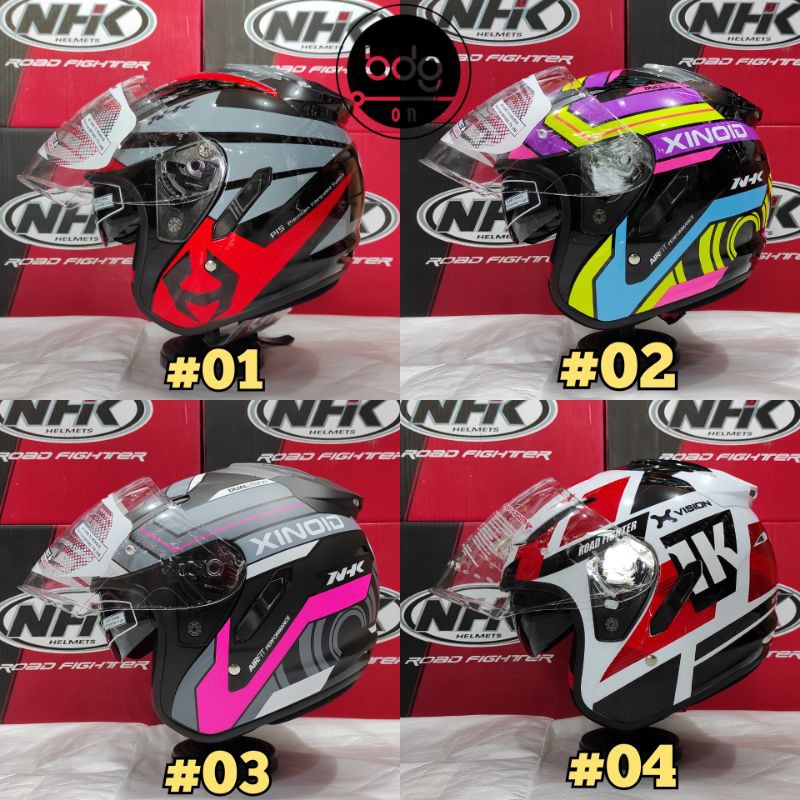 Helm nhk half clearance face terbaru 2020