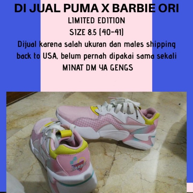 Jual hotsell puma barbie