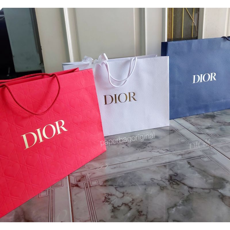 Christian dior paper on sale bag