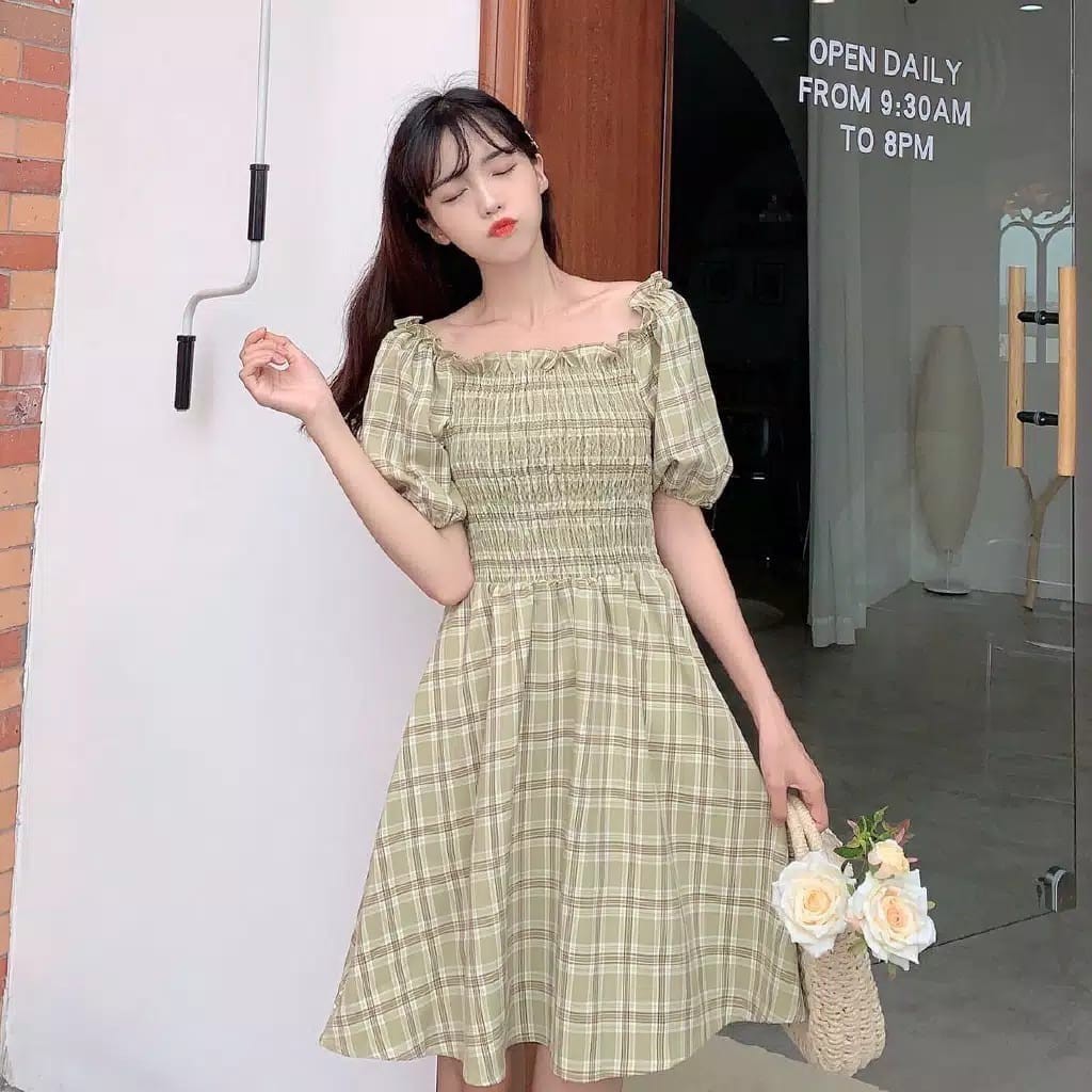 Baju dress korea hotsell