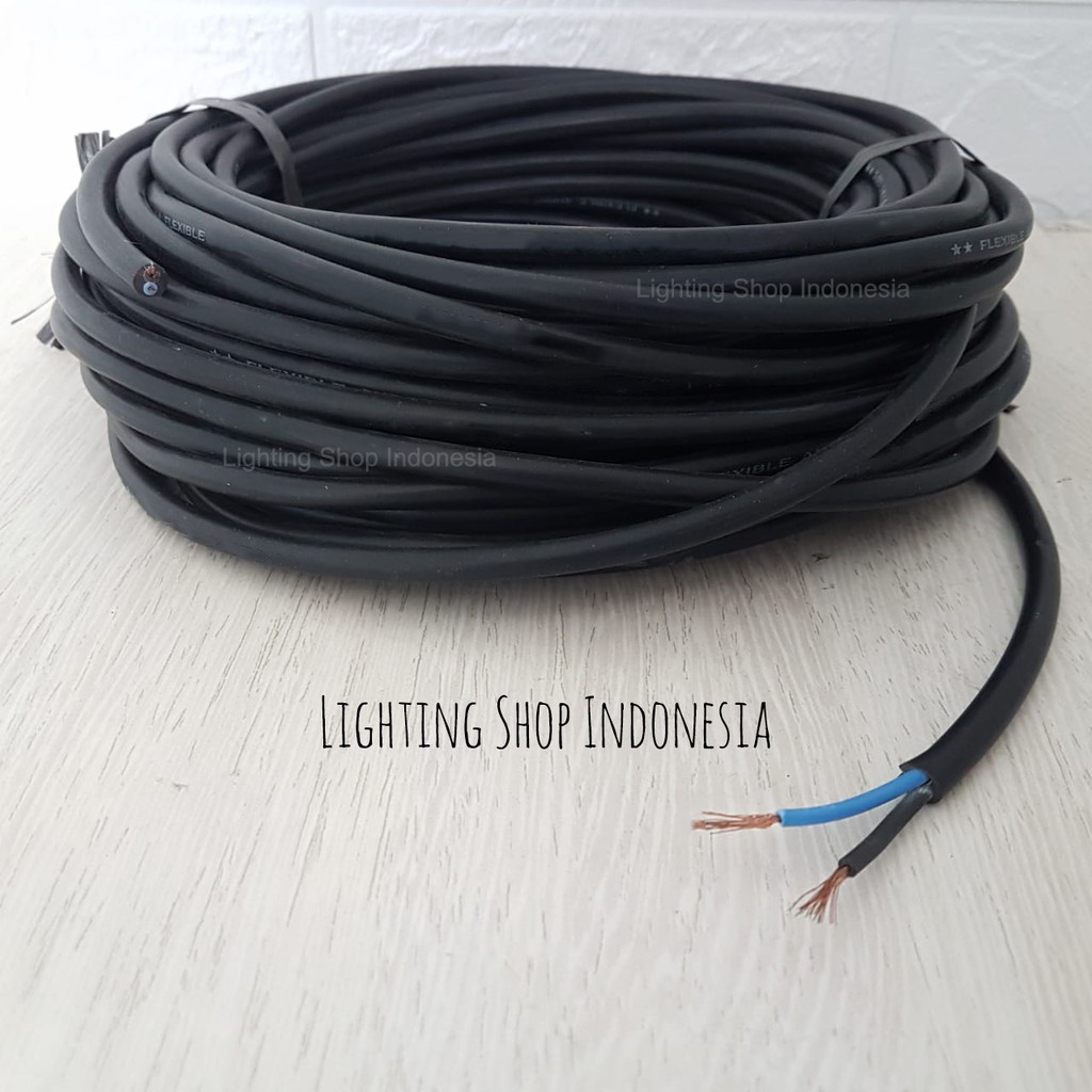 Jual kabel 2x0.75 mm waterproof untuk kabel lampu gantung outdoor