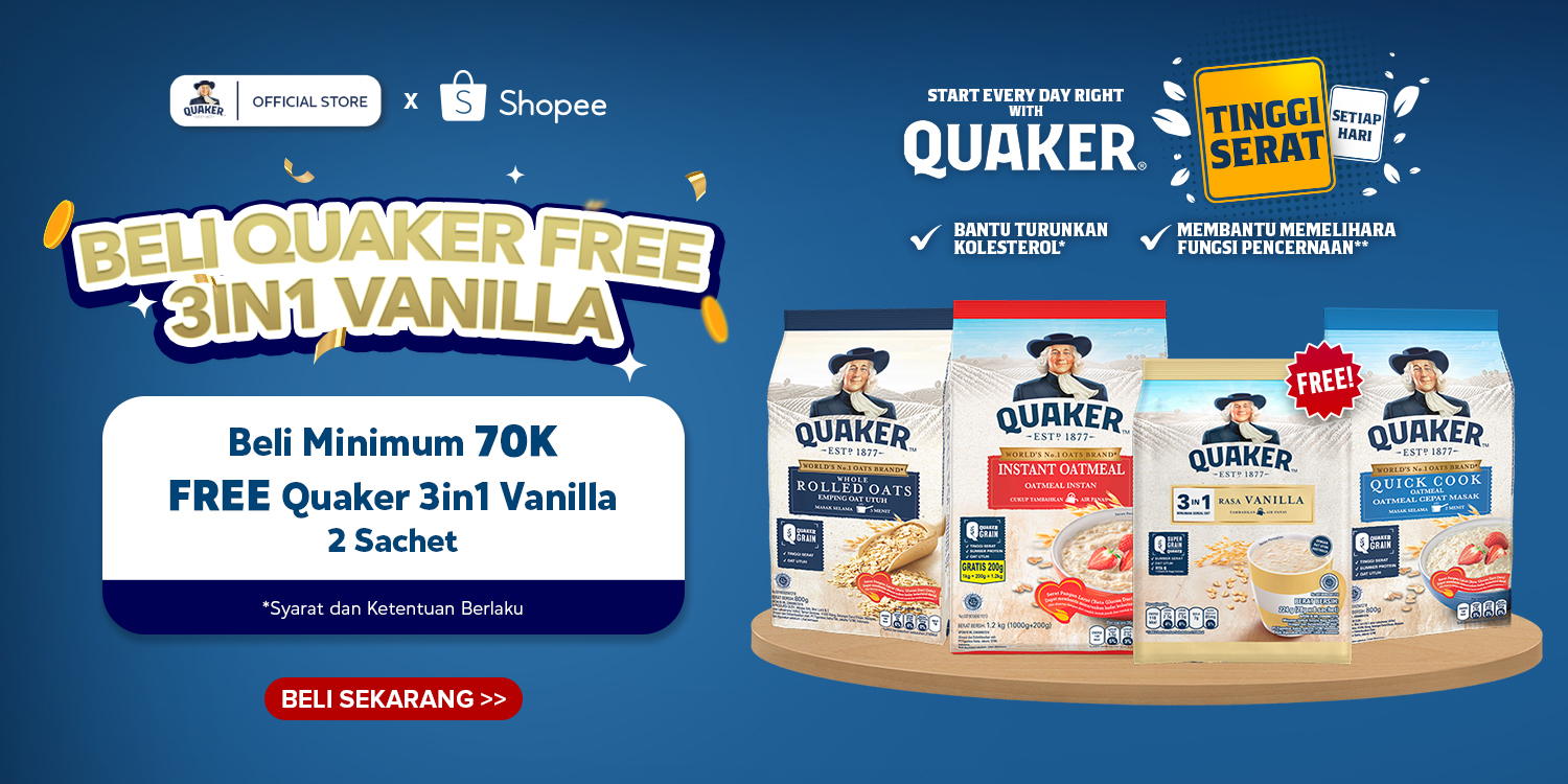 Toko Online Quaker Official Shop | Shopee Indonesia