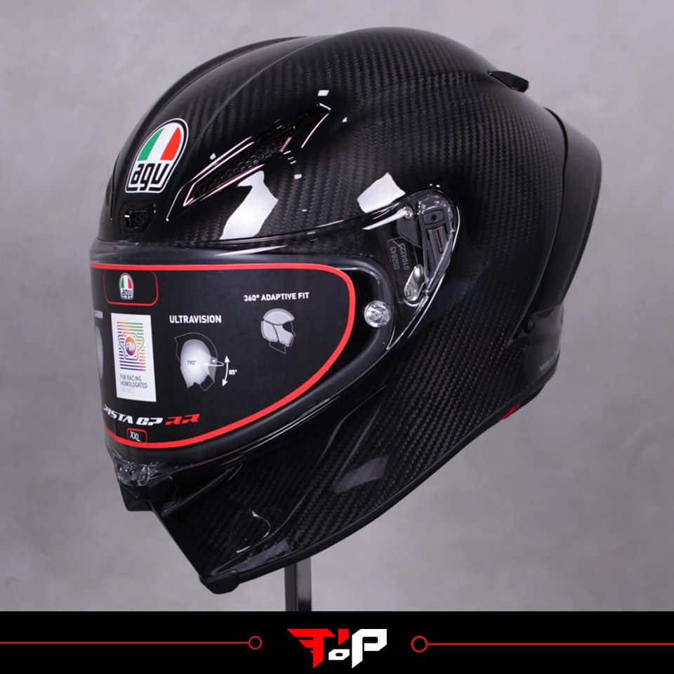 Harga helm agv hot sale full face carbon