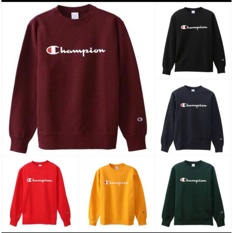 Harga champion online crewneck