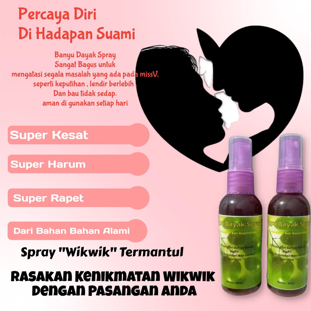 Jual Banyu Dayak spray kalimantan , air perawan asli kalimantan , herbal  kembali perawan | Shopee Indonesia