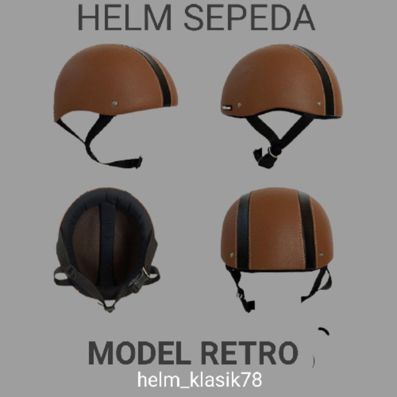 Helm sepeda hot sale retro